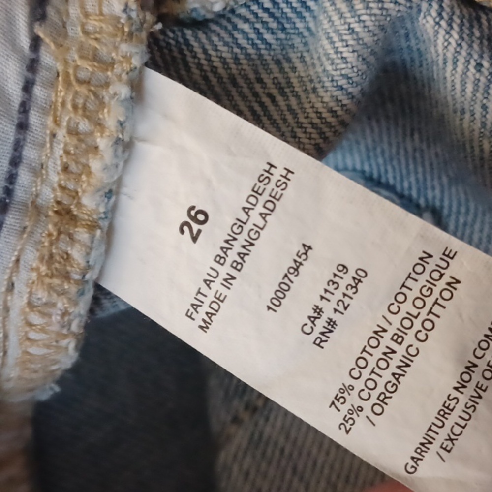 Dynamite Heidi Light Blue Denim Wide Leg Jeans - Size 26 - Picture 8 of 8